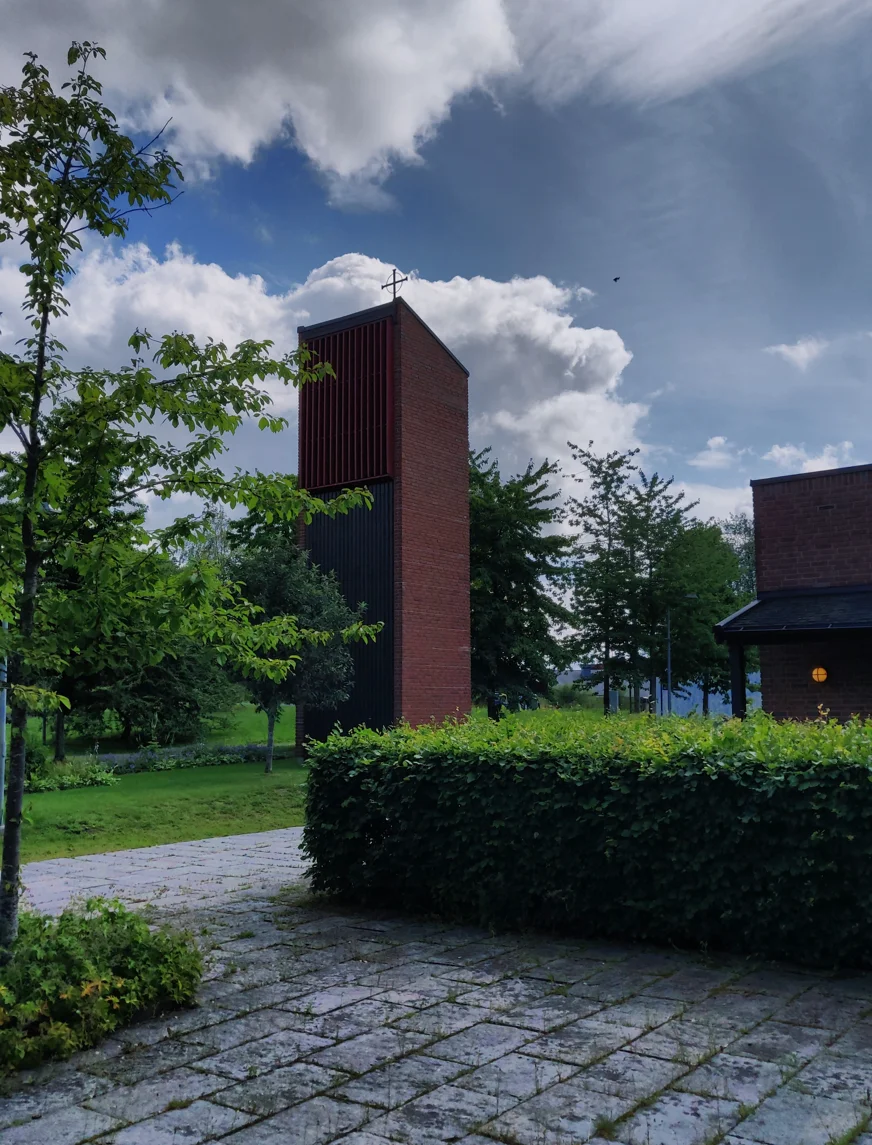 Kirche am St. Olavsweg in Norwegen