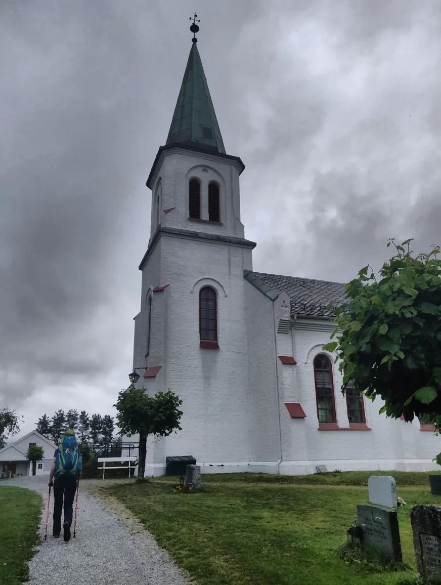 Kirche am St. Olavsweg in Norwegen