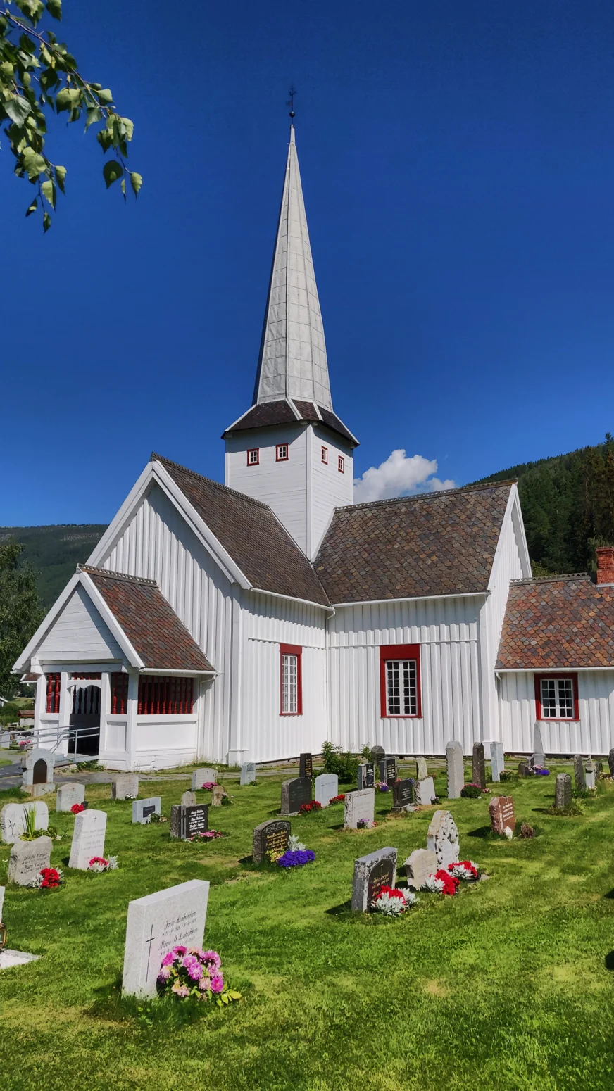Kirche am St. Olavsweg in Norwegen